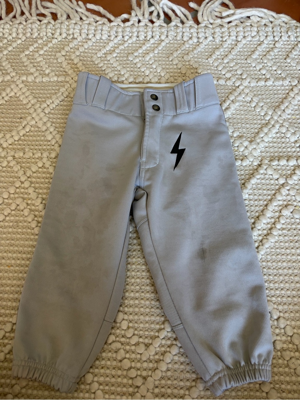 Kids Bruce Bolt Gray baseball  Pants